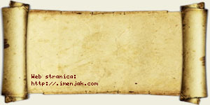 Marija Rakanović vizit kartica